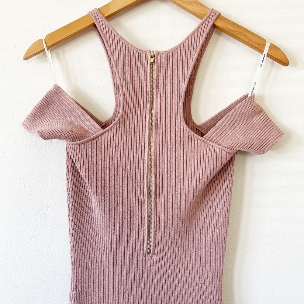 Self-Portrait Ribbed Dress - Picture 7 of 7